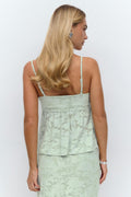 Floral singlet - Mercury