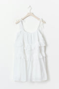 Mini frill dress - Paisley/aop