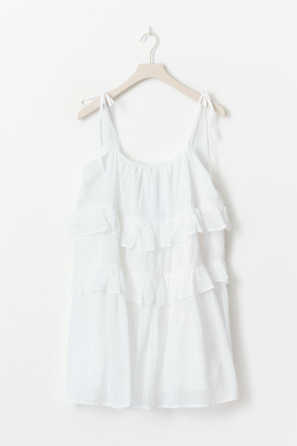 Mini frill dress - Paisley/aop