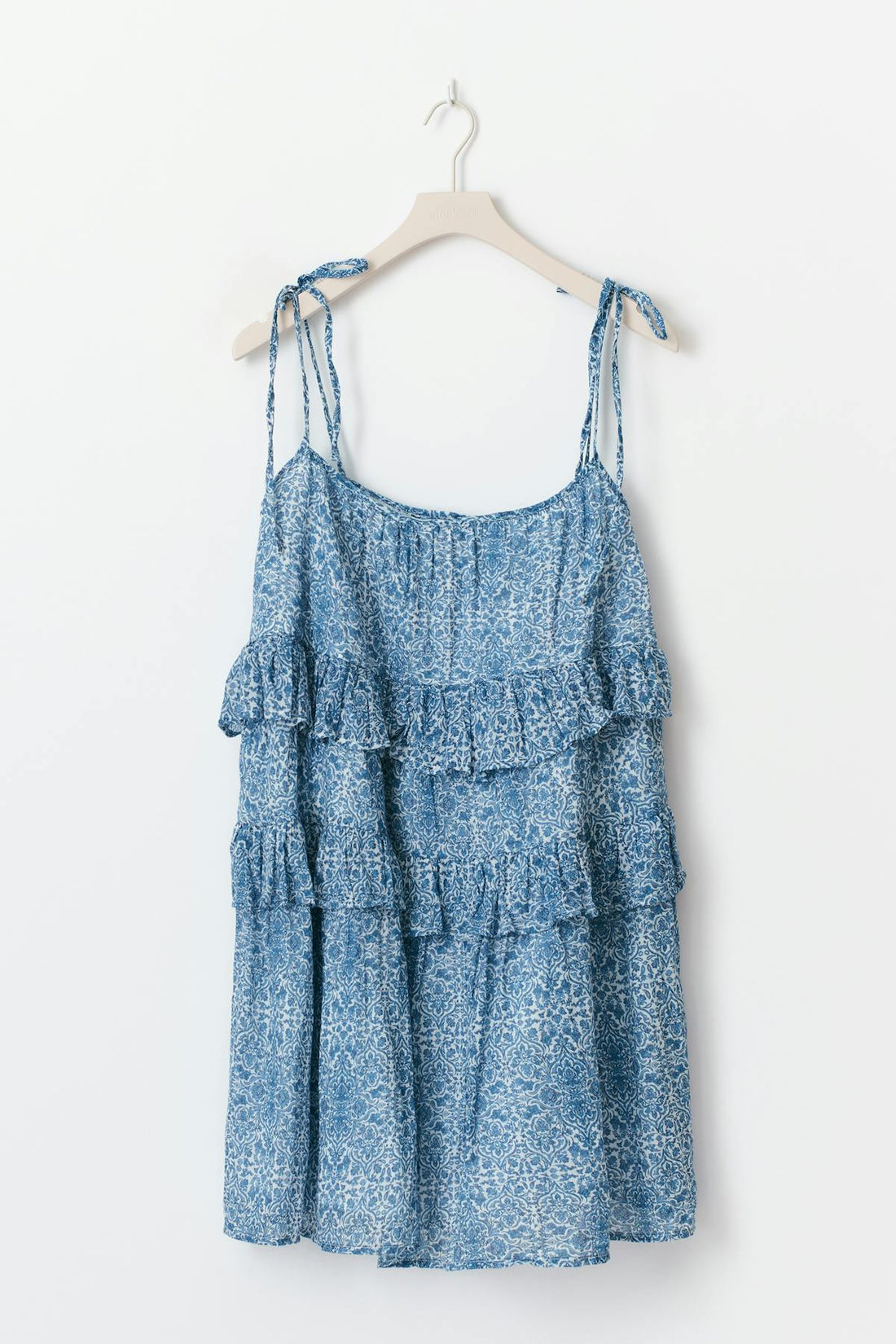 Mini frill dress - Paisley/aop