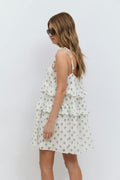 Mini frill dress - Blanc