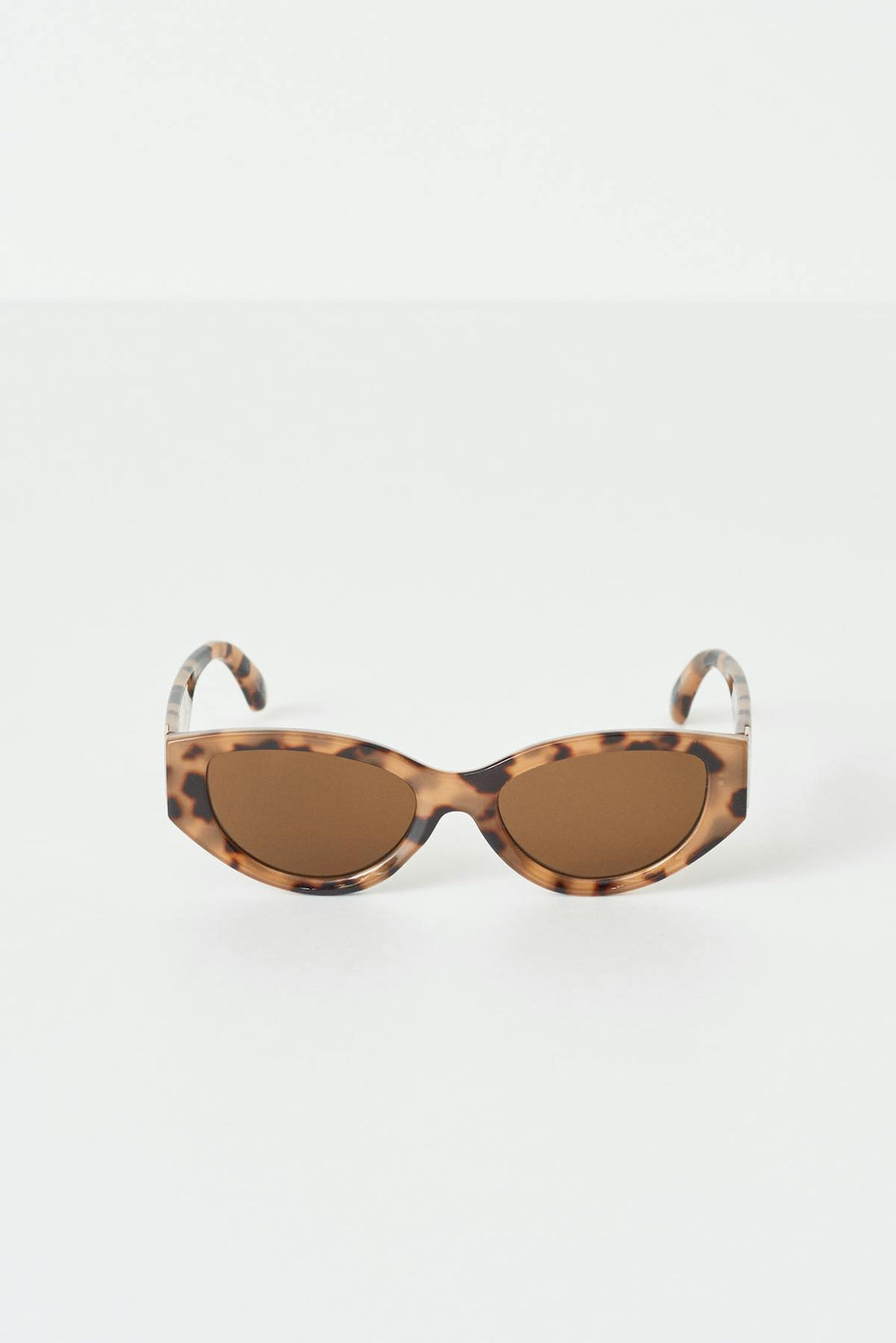 Slim cat eye sunglasses - Turtle