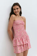 Smock tube dress - Paisley/aop