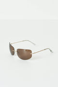 Rimless sunglasses