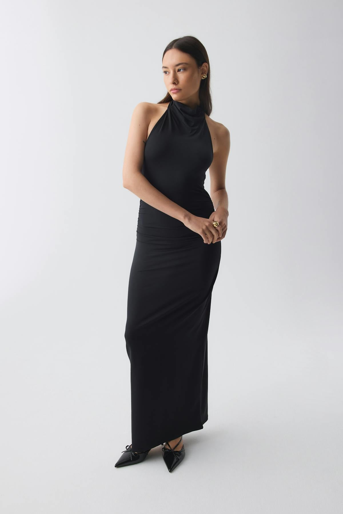 Halterneck dress - Noir