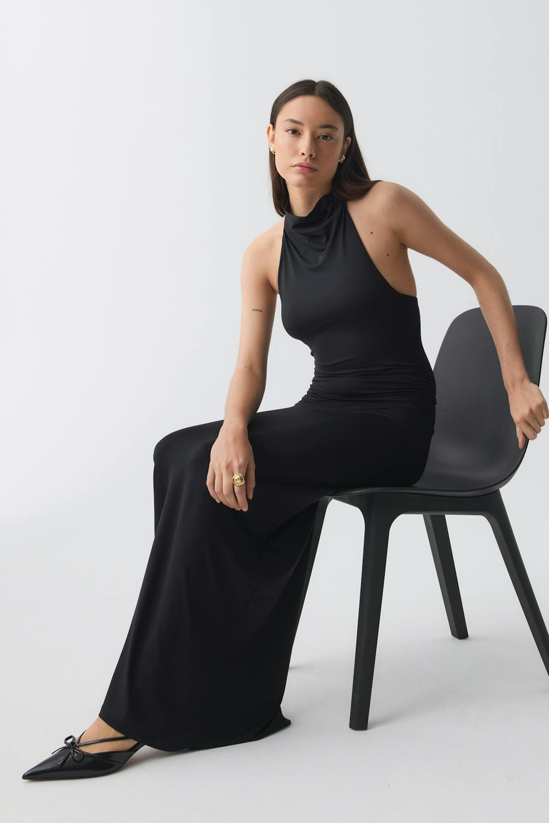 Halterneck dress - Noir