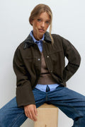 Barn denim jacket - Marron
