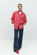 Poplin shirt - Blue/stripe