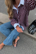 Poplin shirt - Blue stripe