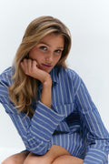 Poplin shirt - Pink stripe