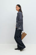 Poplin shirt - Blue stripe