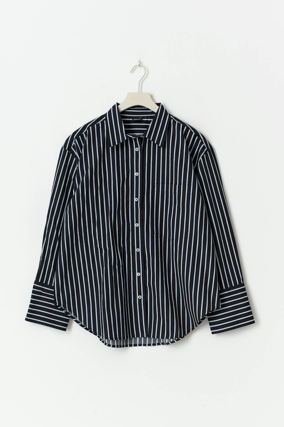Poplin shirt - Blue stripe