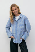 Poplin shirt - Pink stripe