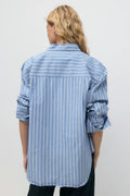 Poplin shirt - Pink stripe