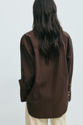 Poplin shirt - Red stripe