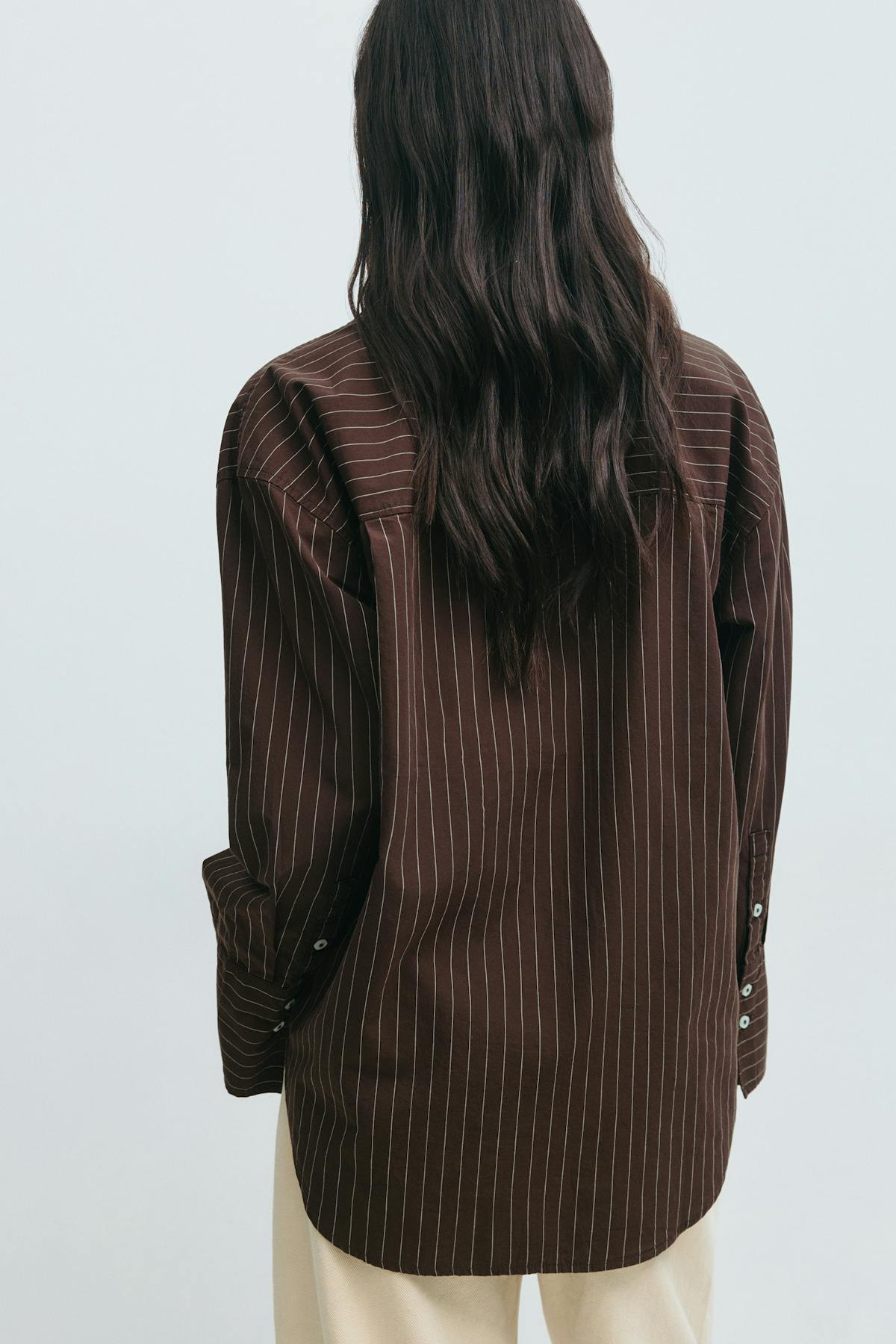Poplin shirt - Red stripe