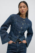 Tailored denim jacket - Rinse
