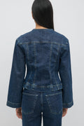 Tailored denim jacket - Scandi blue