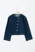 Tailored denim jacket - Scandi blue