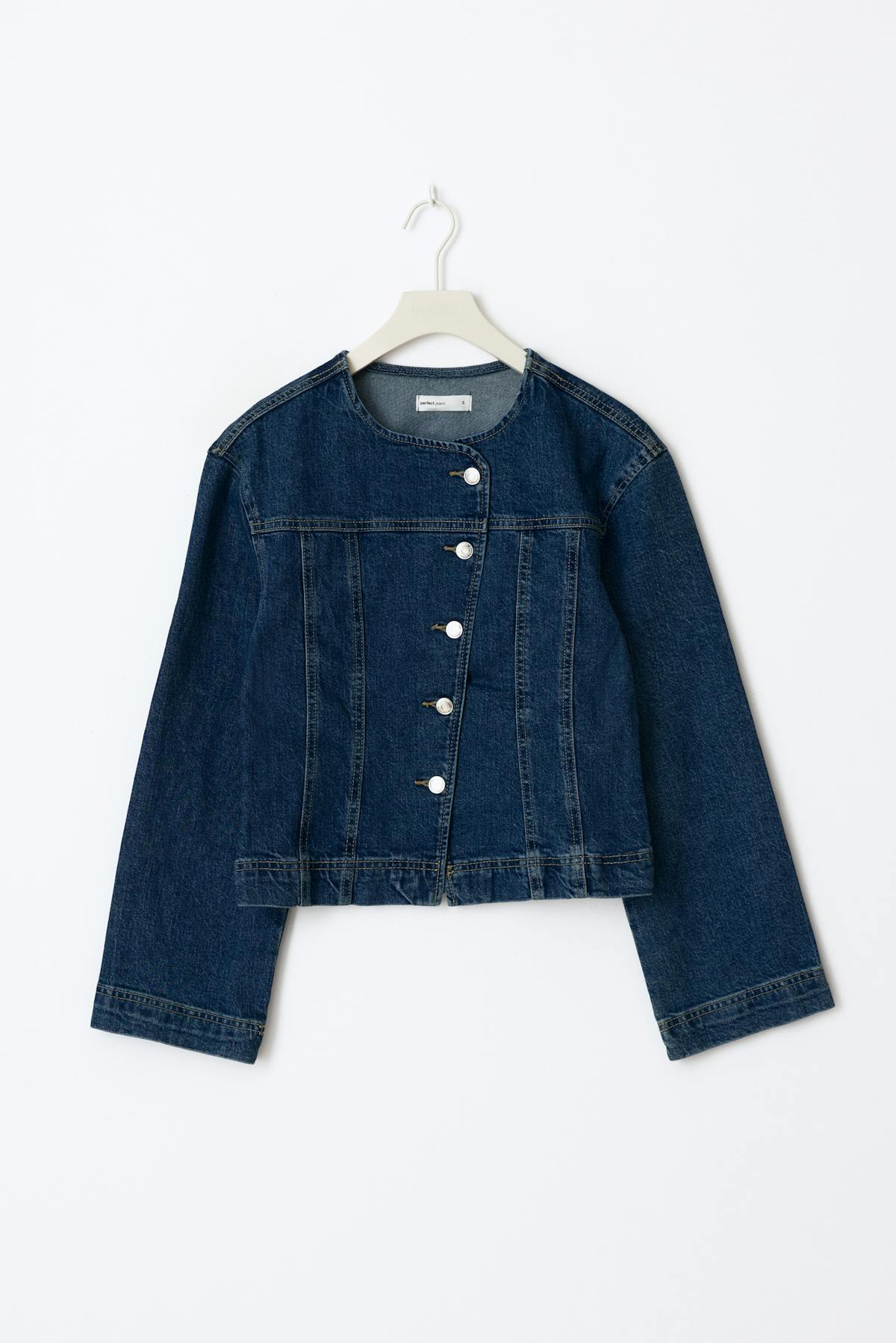 Tailored denim jacket - Scandi blue