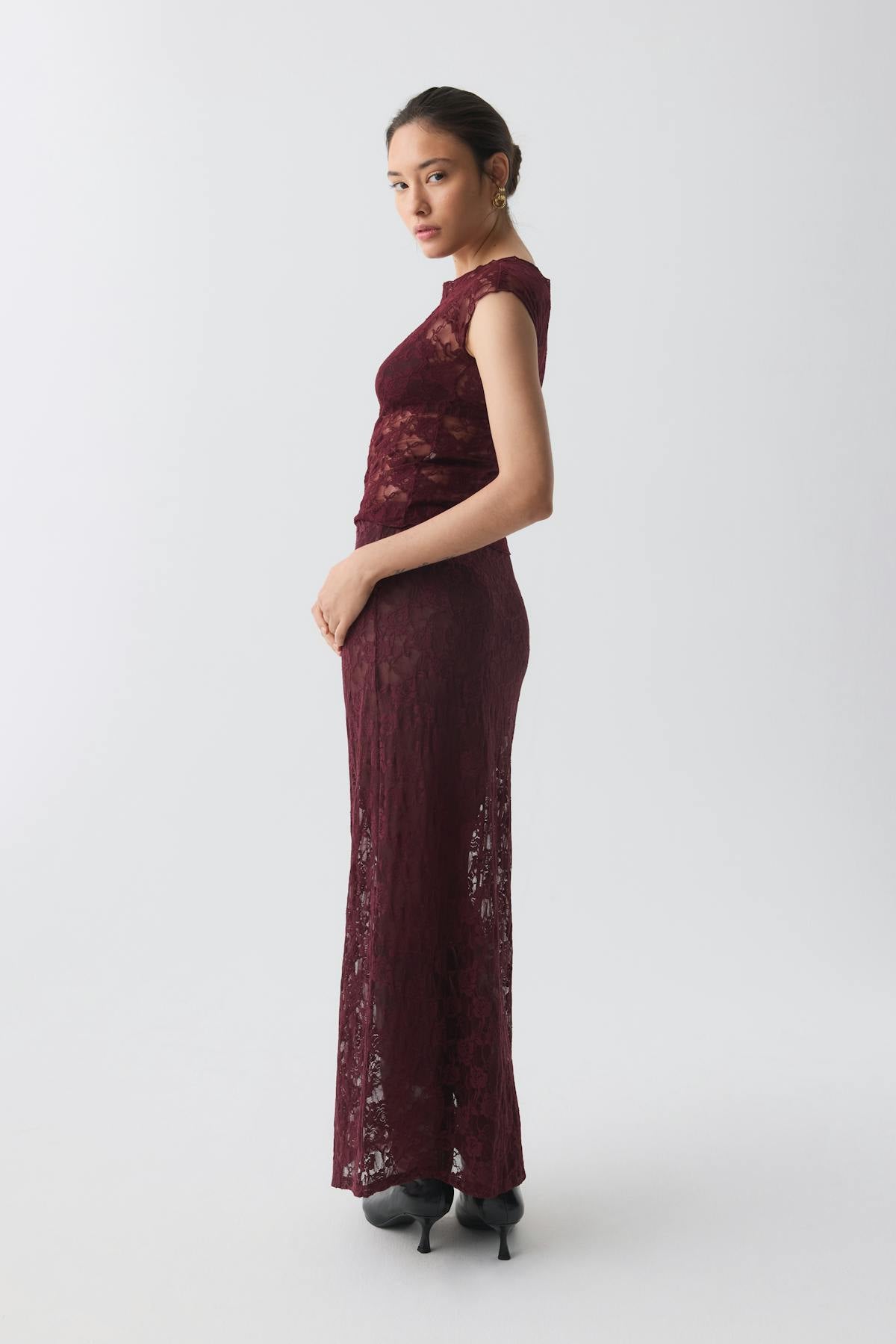 Lace maxi skirt - Port royal