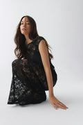 Lace maxi skirt - Port royal