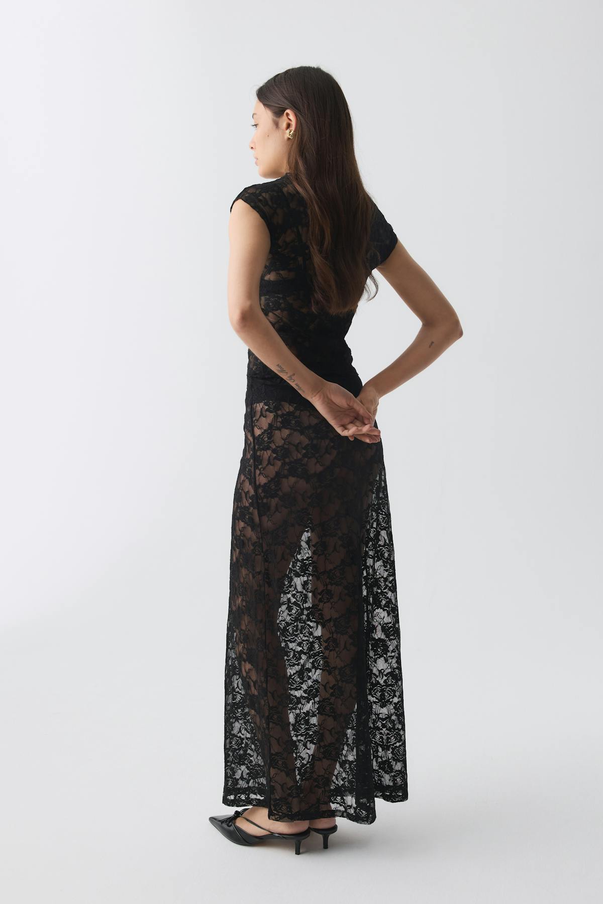 Lace maxi skirt - Port royal