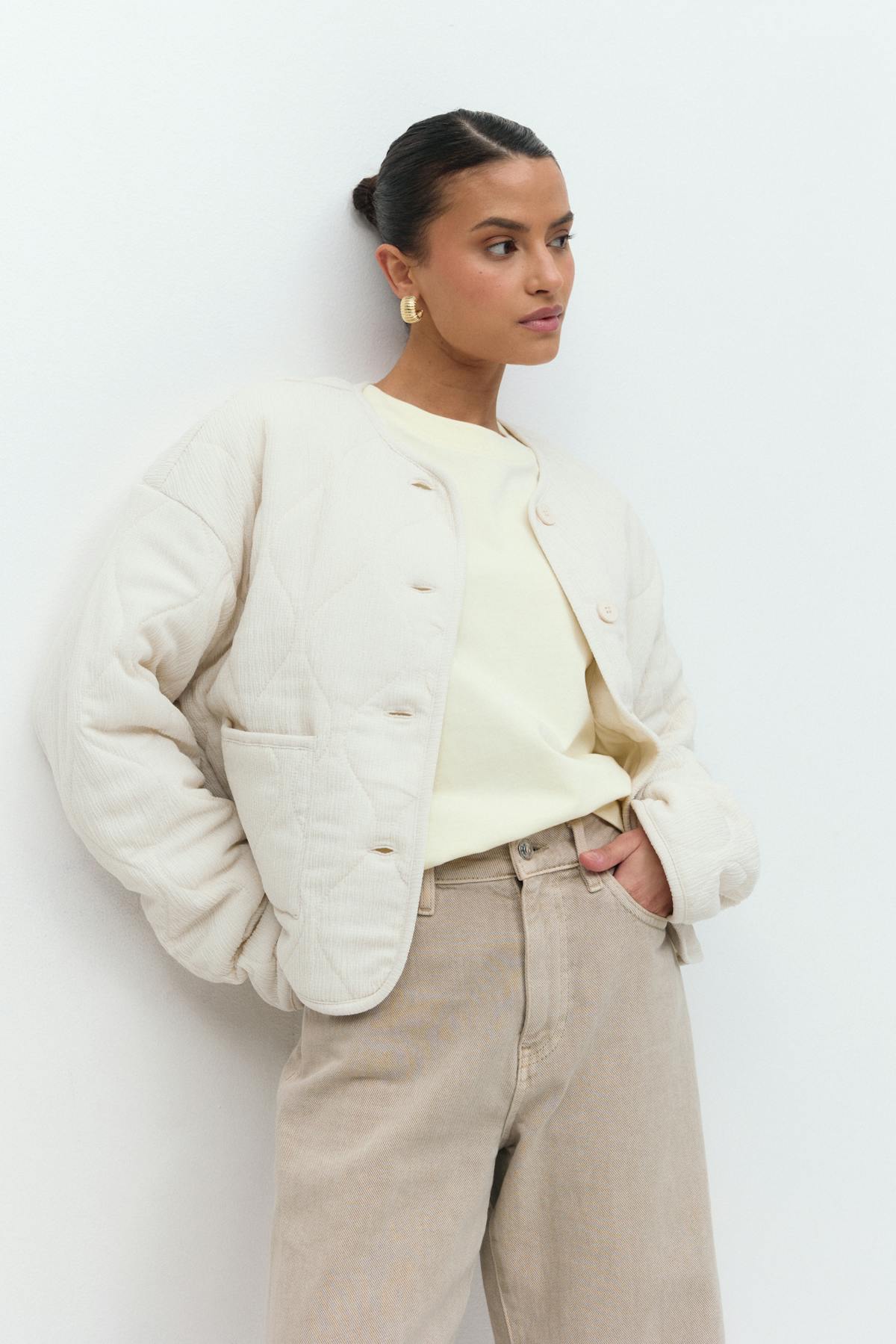 Quilted jacket - Rose