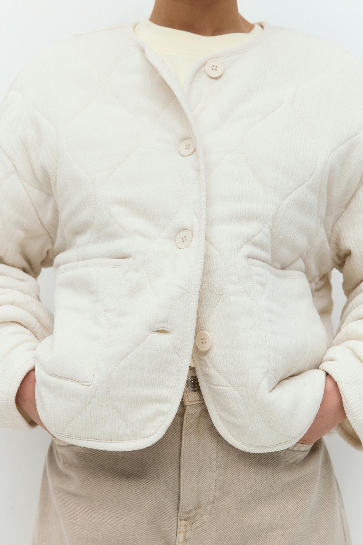 Quilted jacket - Rose