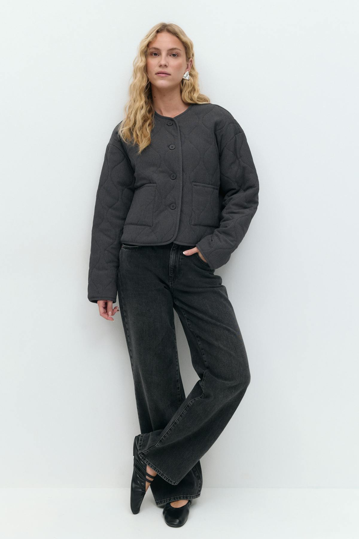 Quilted jacket - Birch