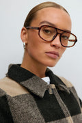 Short jacket - Beige check