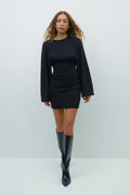 Wide sleeve dress - Winetasting/num