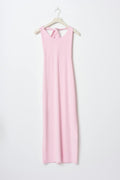 Halterneck midaxi dress - Noir