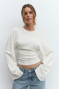 Wide sleeve top - Noir
