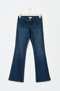 Scandi tall low bootcut jeans - Gris clair