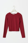 Open back top - Noir