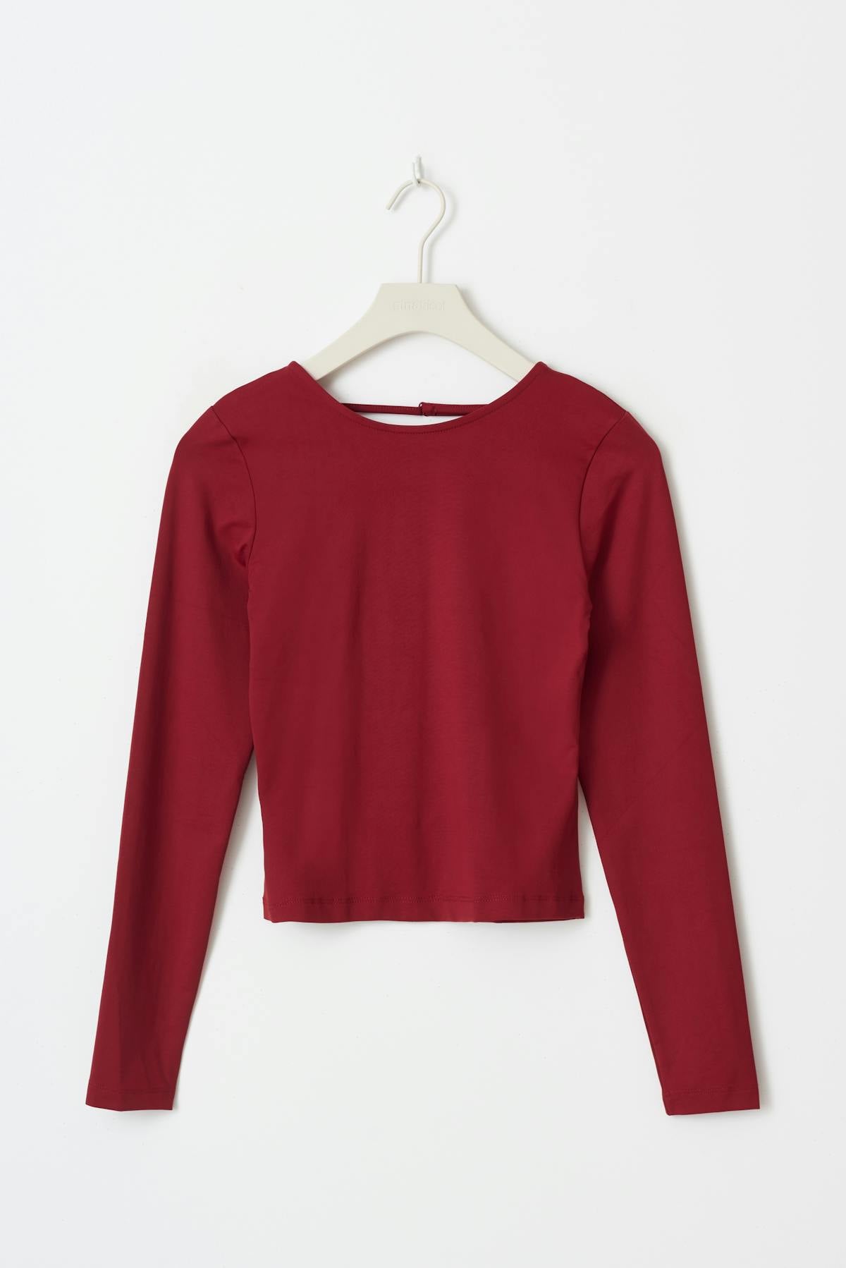 Open back top - Noir