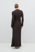 Pleated maxi skirt - Java
