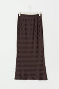 Pleated maxi skirt - Java
