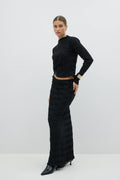 Pleated maxi skirt - Java