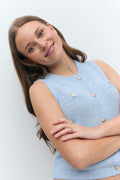 Y knitted vest - Windsurfer
