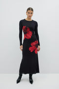 Mesh dress - Hibiscus