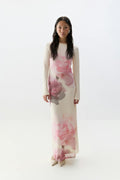Mesh dress - Hibiscus