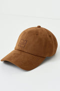 Fake suede cap - Camel