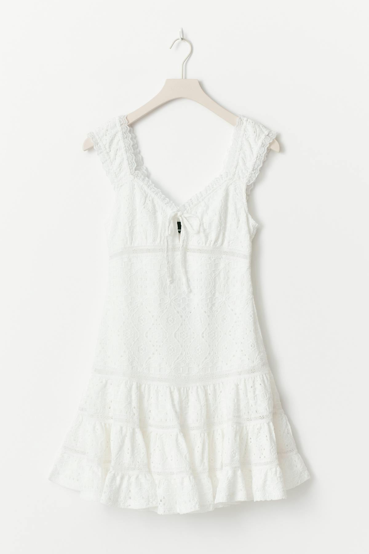 Embroidery dress - Blanc cassé