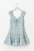 Embroidery dress - Noir