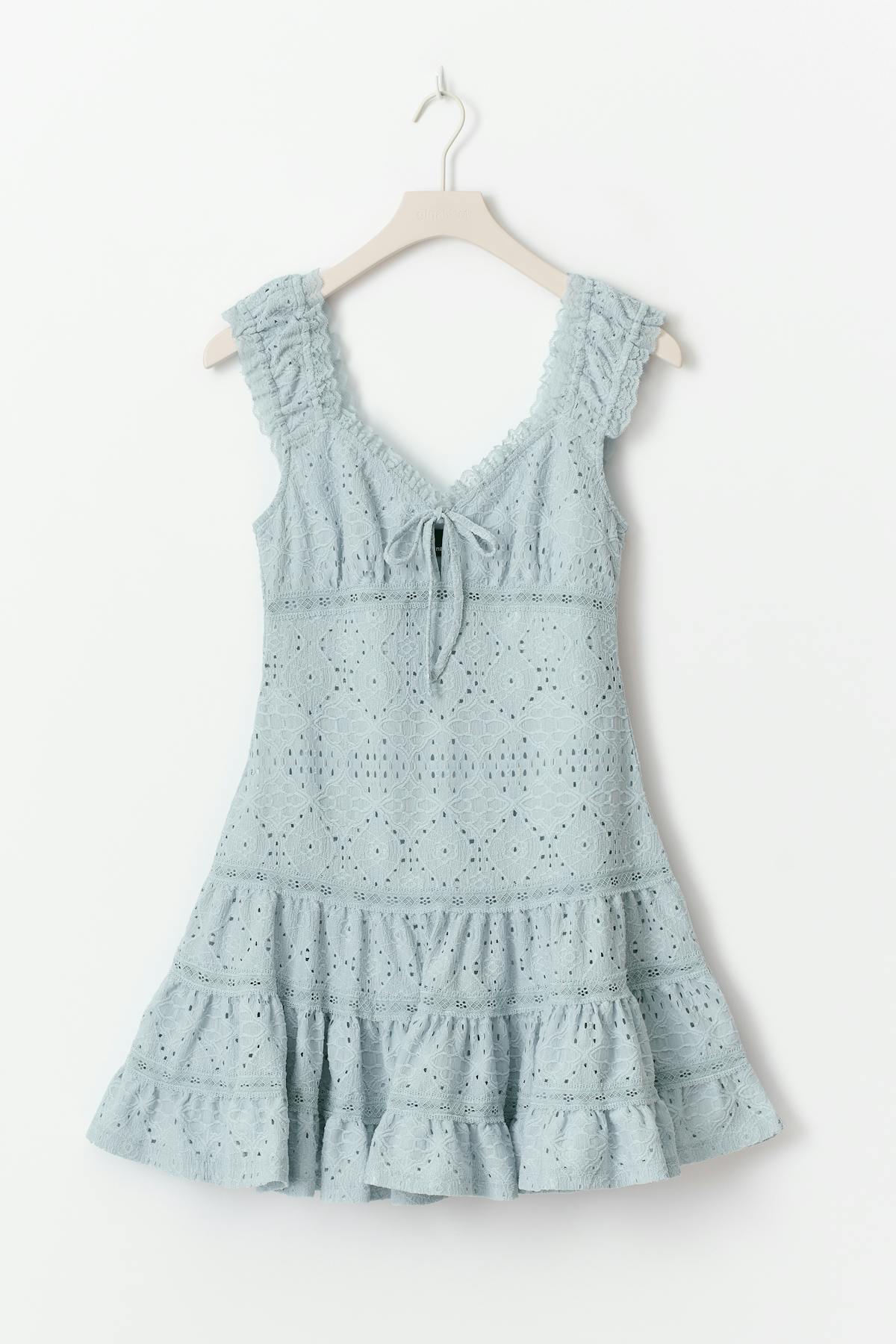 Embroidery dress - Noir