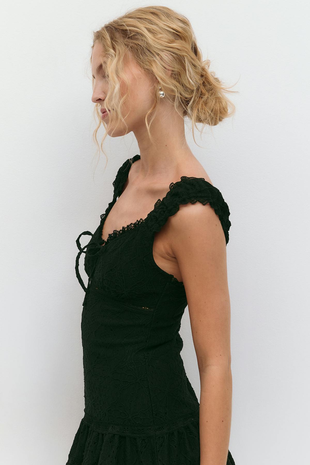 Embroidery dress - Blanc cassé
