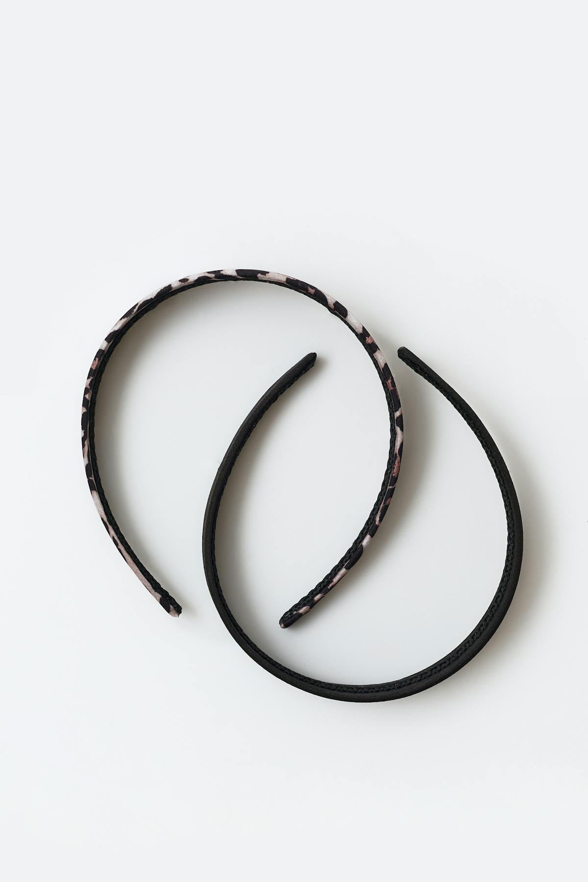 2-pack headband - Black/leo