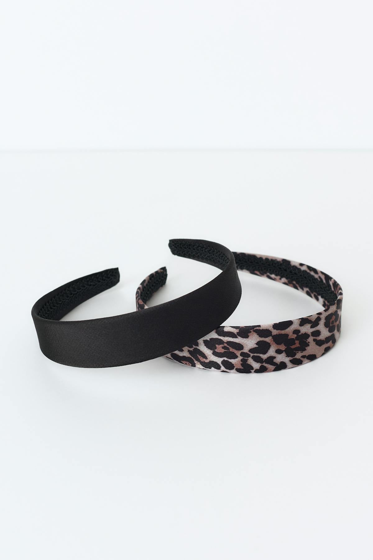 2-pack headband - Black/offwhite